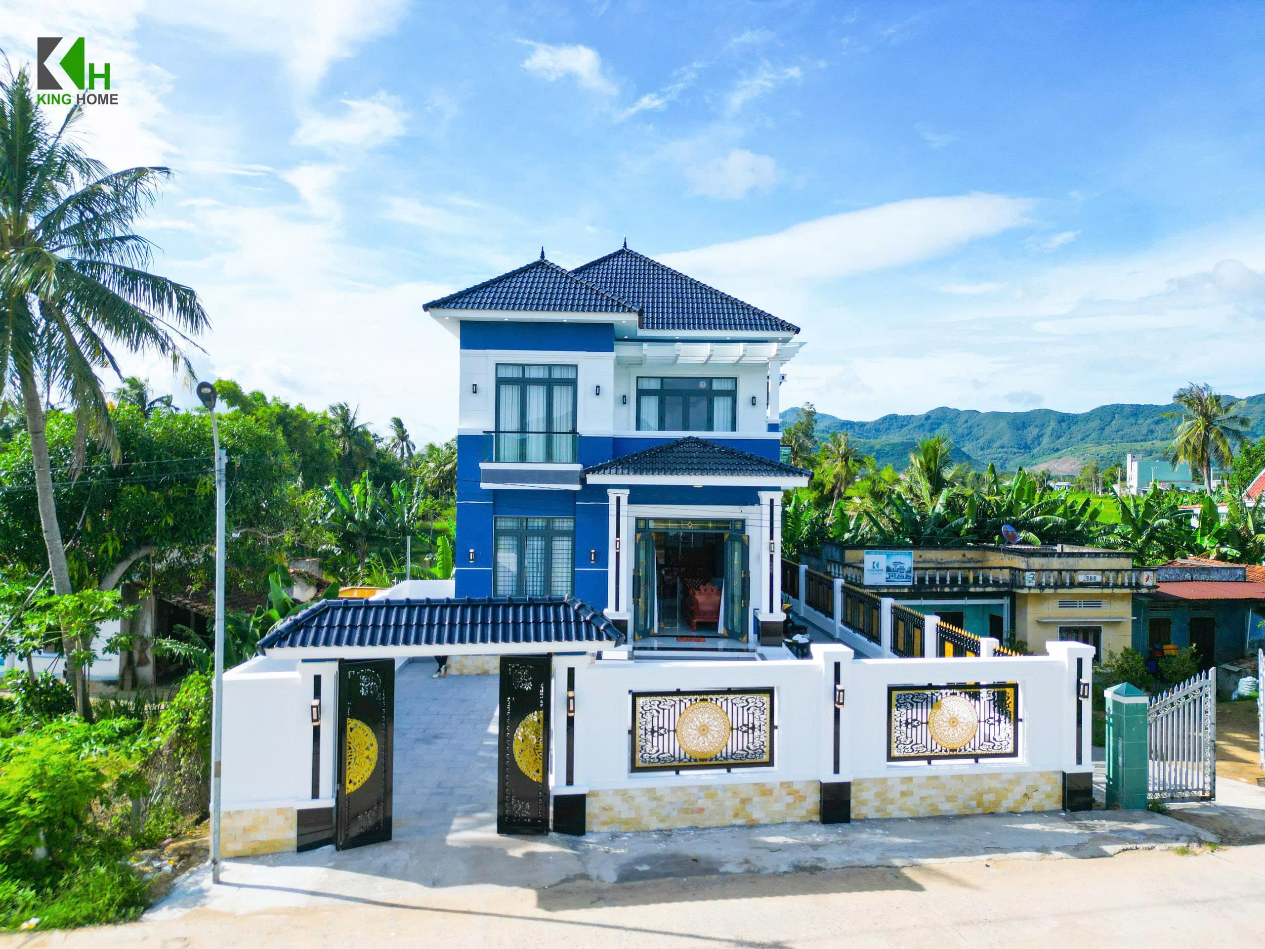 Thực tế ngôi nhà 2 tầng mái Nhật sau khi được King Home hoàn thiện