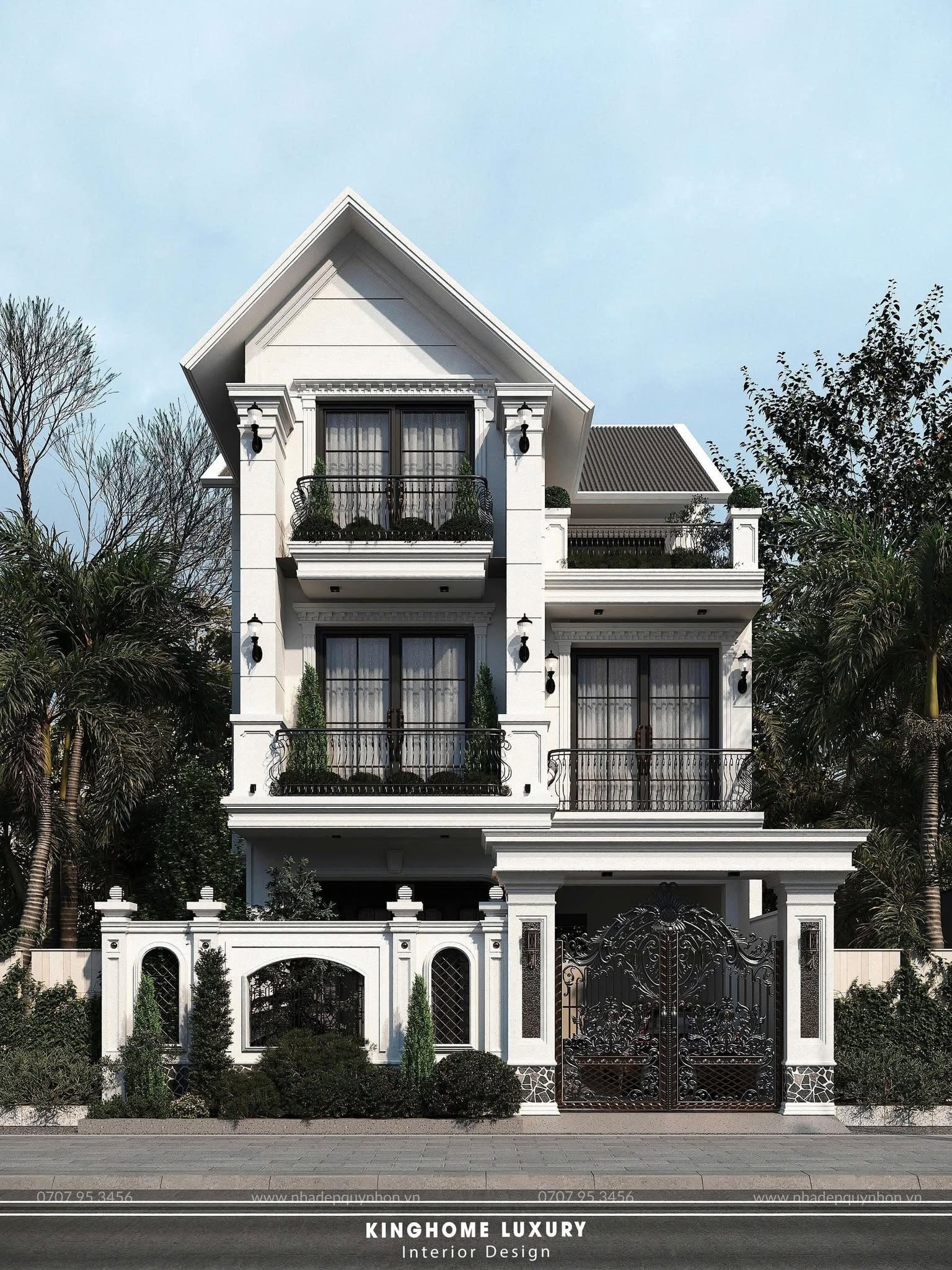 Ấn tượng trước mẫu biệt thự tân cổ điển mang phong thái đẳng cấp - L's Villa