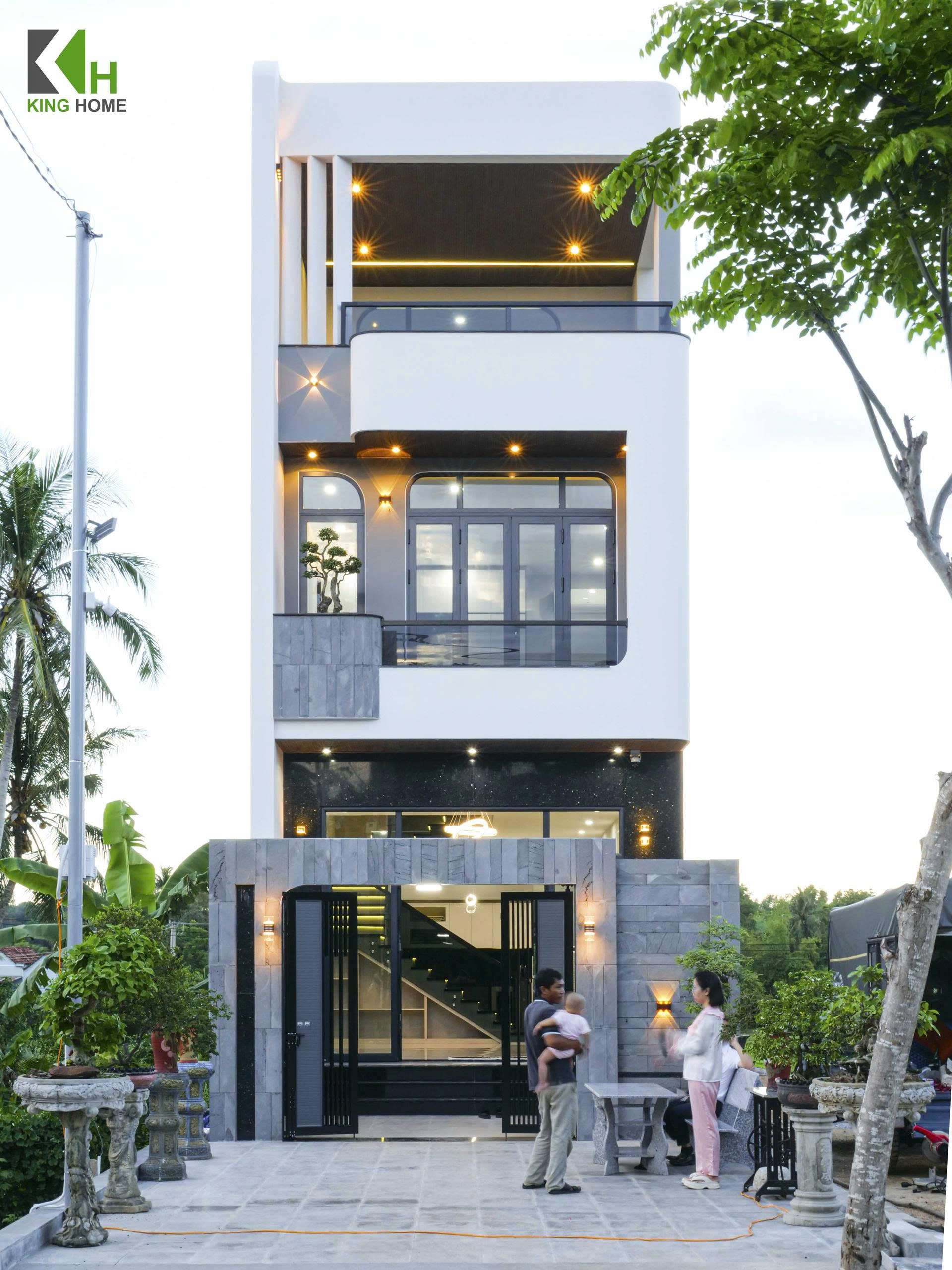 Không gian thực tế tại T’s House được hoàn thiện với độ tương đồng >95% so với bản vẽ thiết kế ban đầu