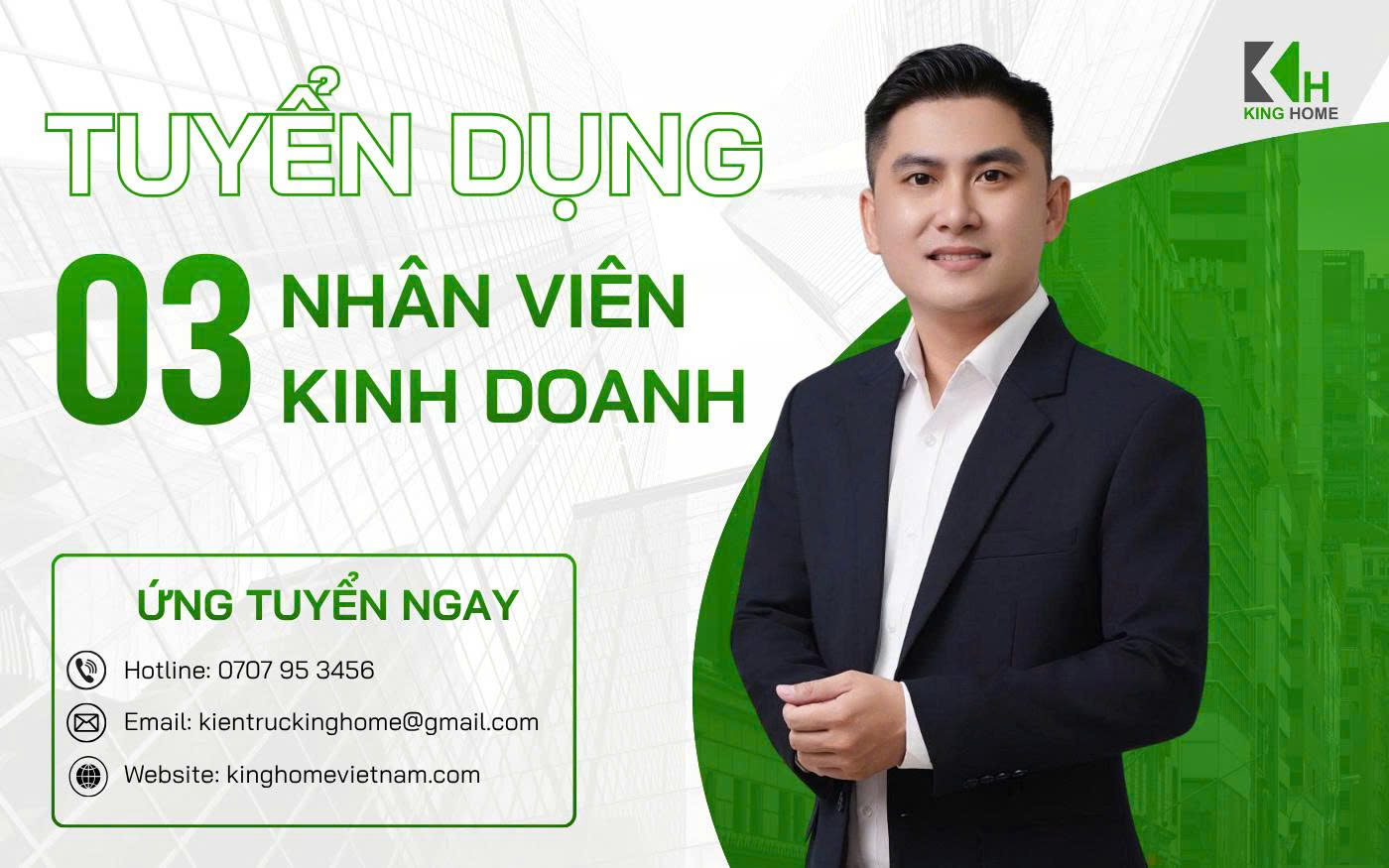 Tuyển dụng Nhân viên kinh doanh tại King Home