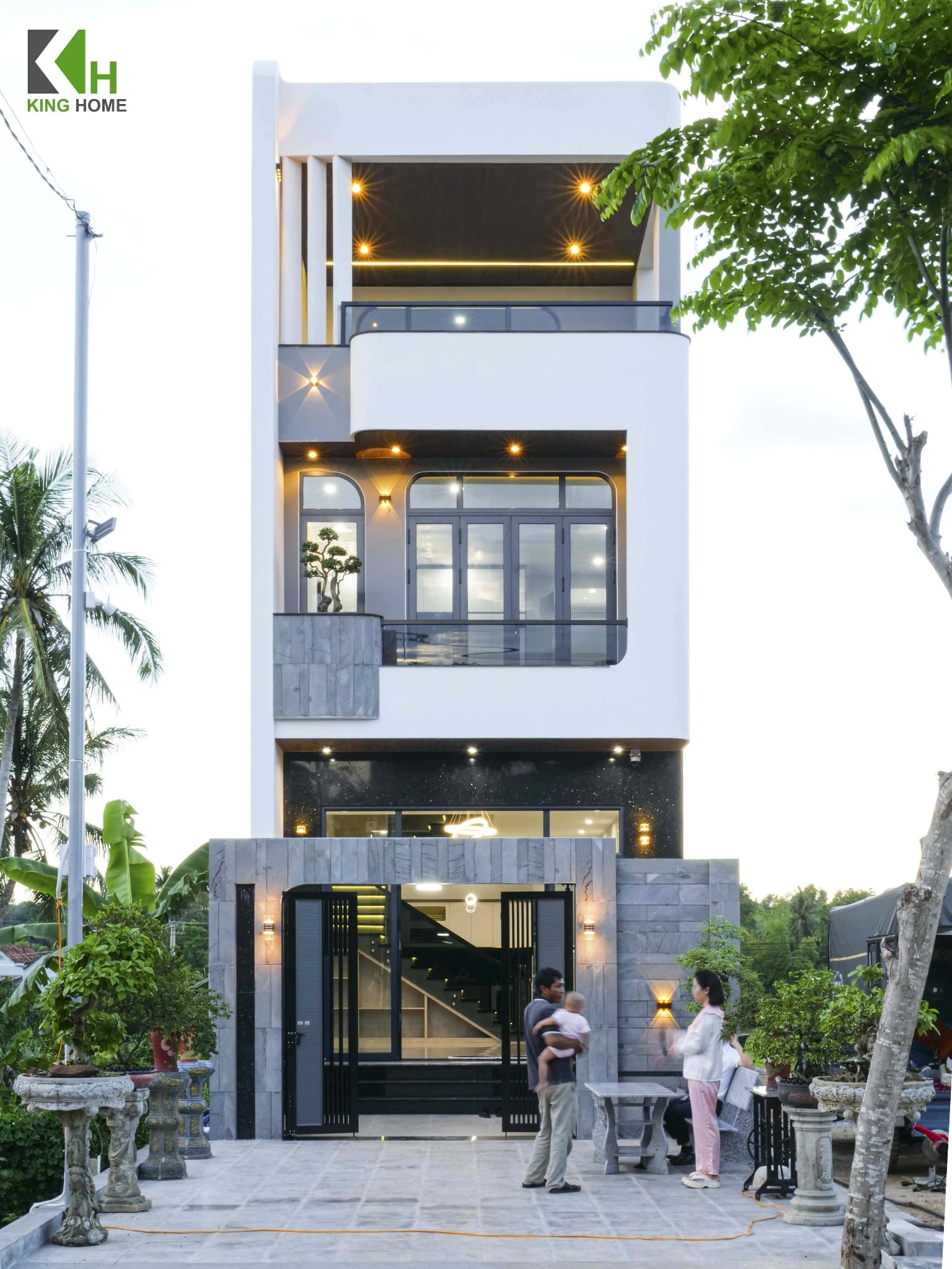 King Home hiện thực hóa ngôi nhà 3 tầng trong mơ cho đôi vợ chồng 9x