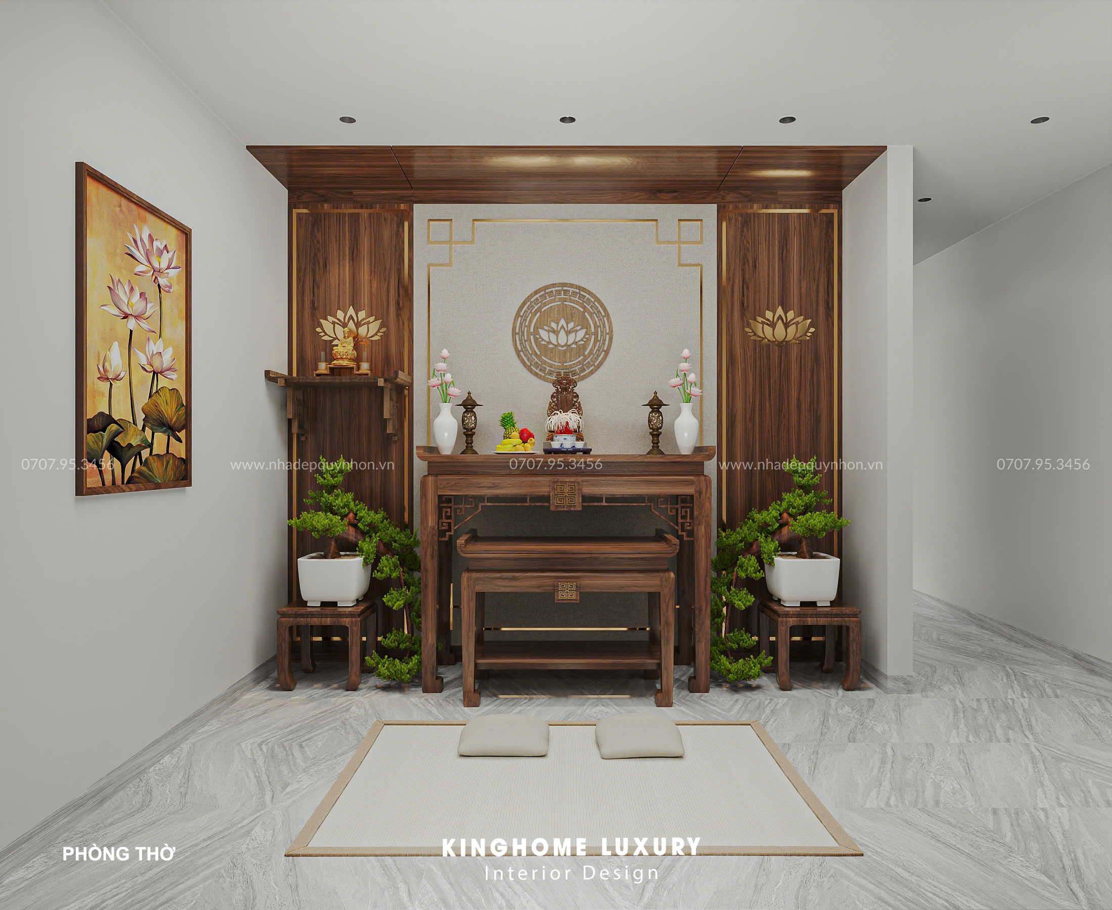 Khu vực phòng thờ