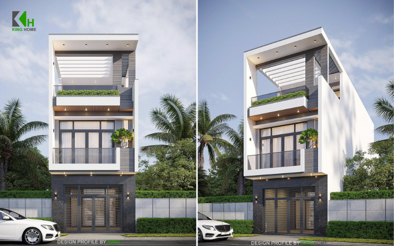 Thiết kế nhà 3 tầng hiện đại đón sáng, đón gió tự nhiên hiệu quả – K’s House