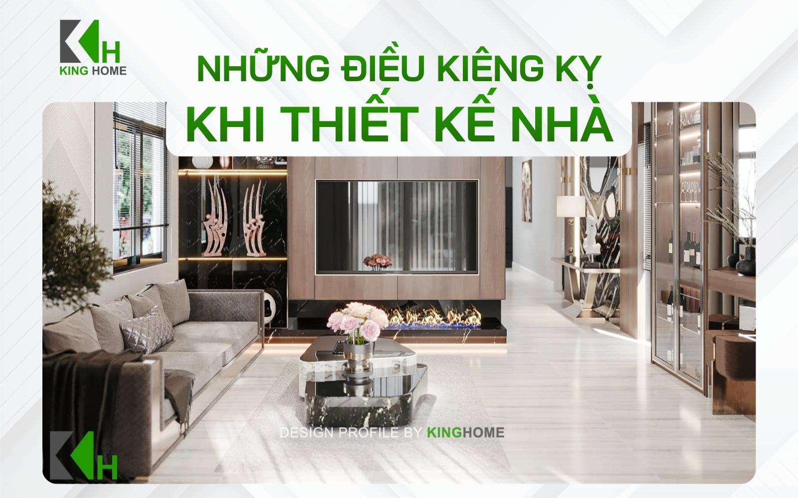 Những điều kiêng kỵ khi thiết kế nhà