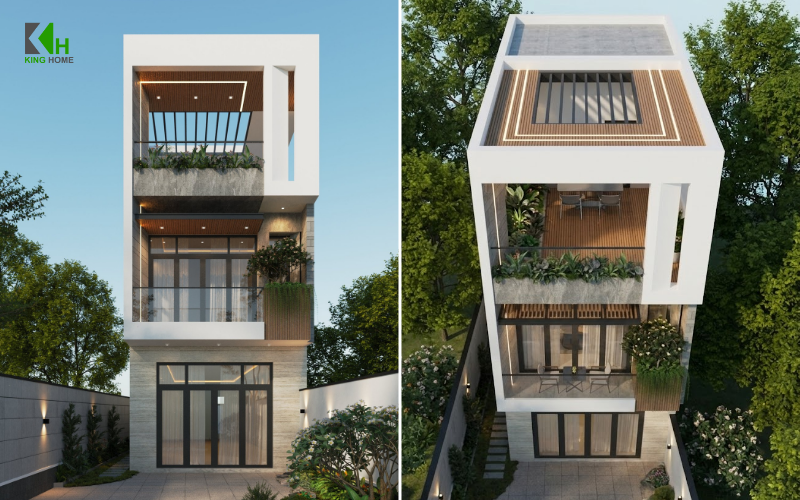 Nhà 3 tầng L’s House được định hình bởi ngôn ngữ kiến trúc tinh giản.