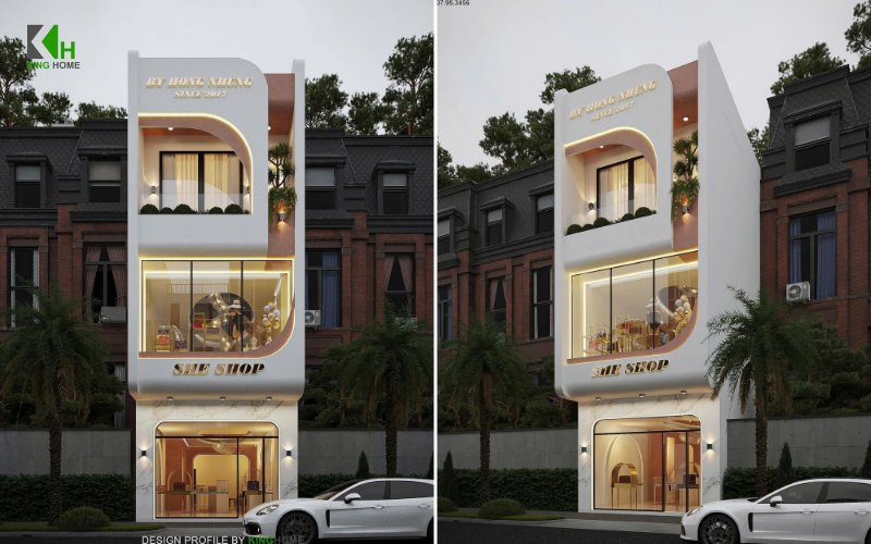 SheShop – Dự án nhà 3 tầng kết hợp kinh doanh khai thác tối đa lợi thế khu đất