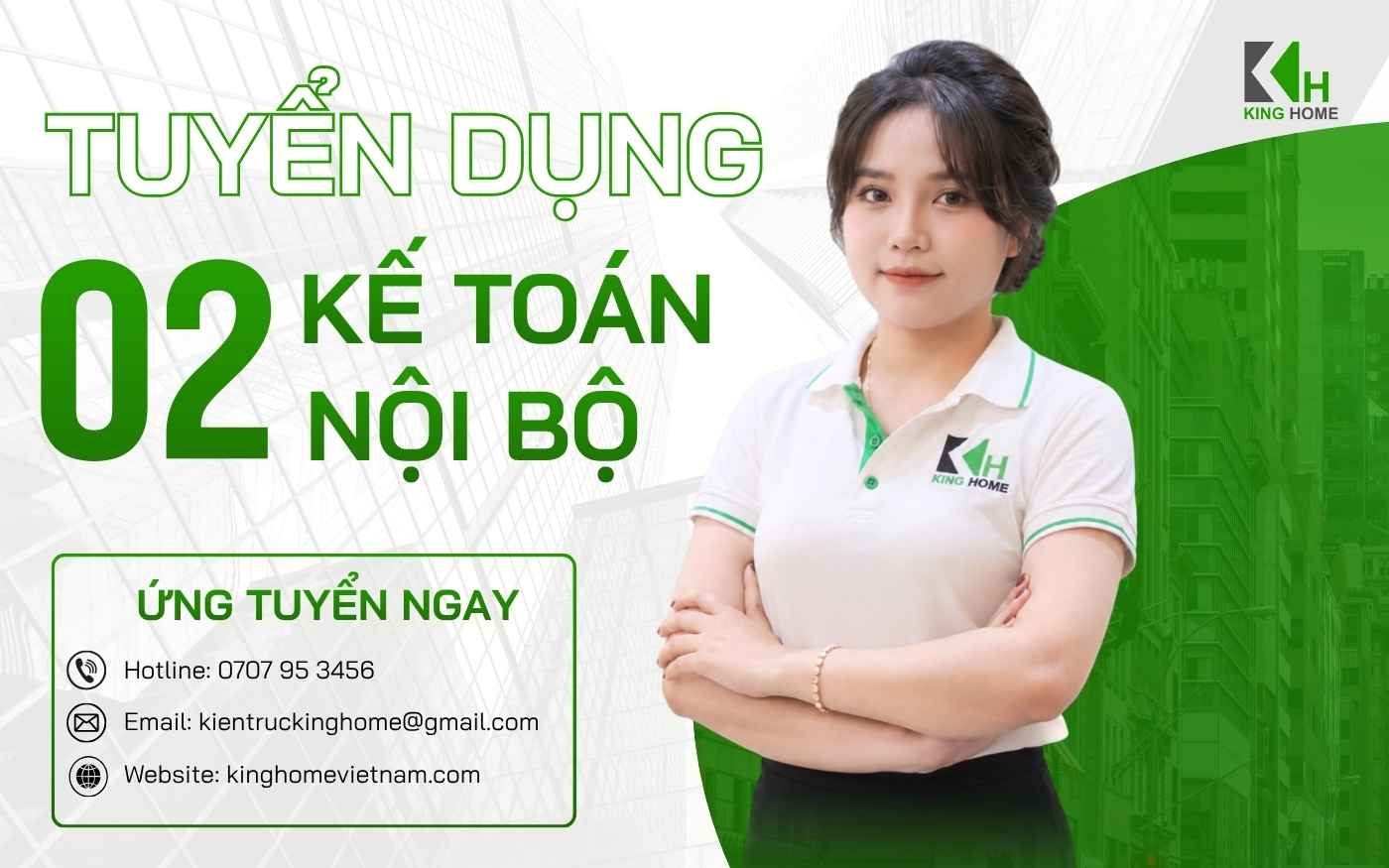 Tuyển dụng Kế toán nội bộ tại King Home