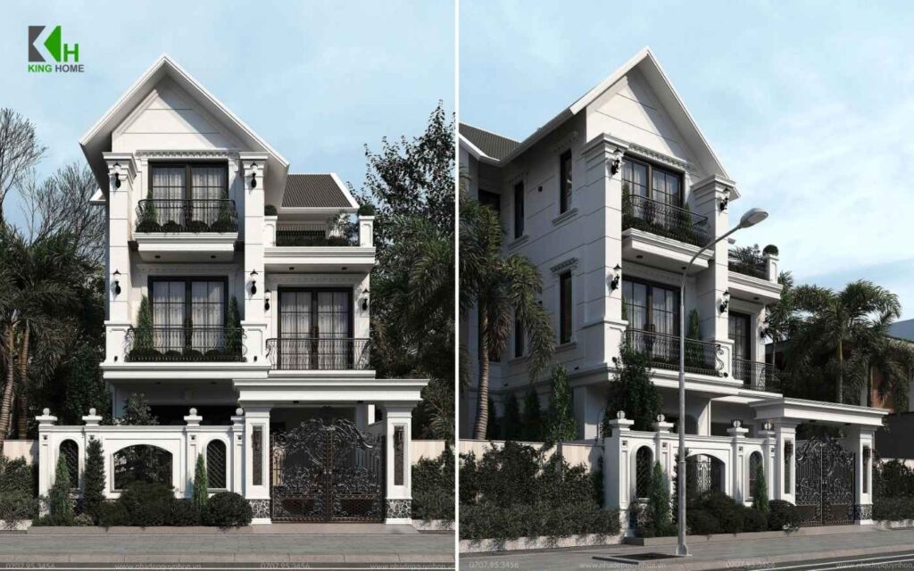 Ấn tượng trước mẫu biệt thự tân cổ điển mang phong thái đẳng cấp – L’s Villa