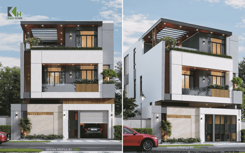 Mê mẩn mẫu Villa 3 tầng 10x15m hiện đại, sang trọng từng centimet