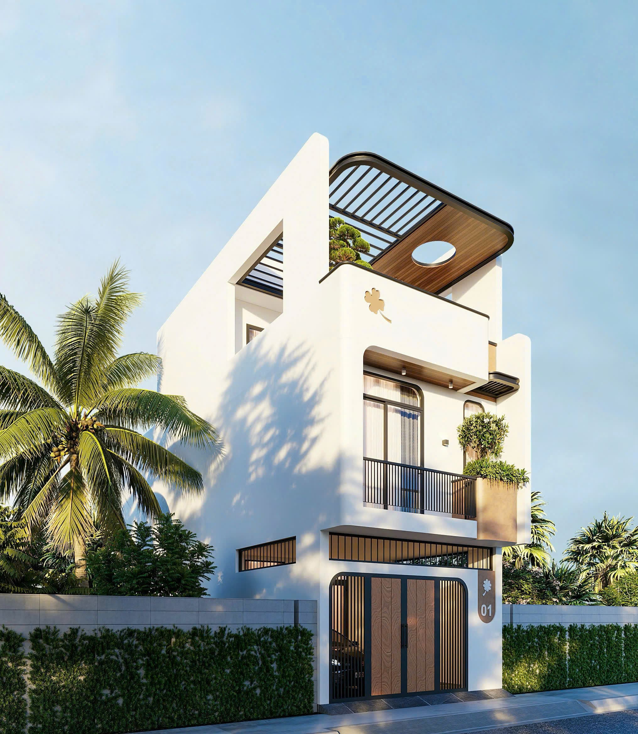 Thiết kế mẫu nhà ống 3 tầng hiện đại đề cao sự kết nối giữa con người và không gian sống