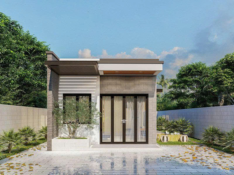 Mẫu nhà từ 200 triệu có diện tích nhỏ hẹp