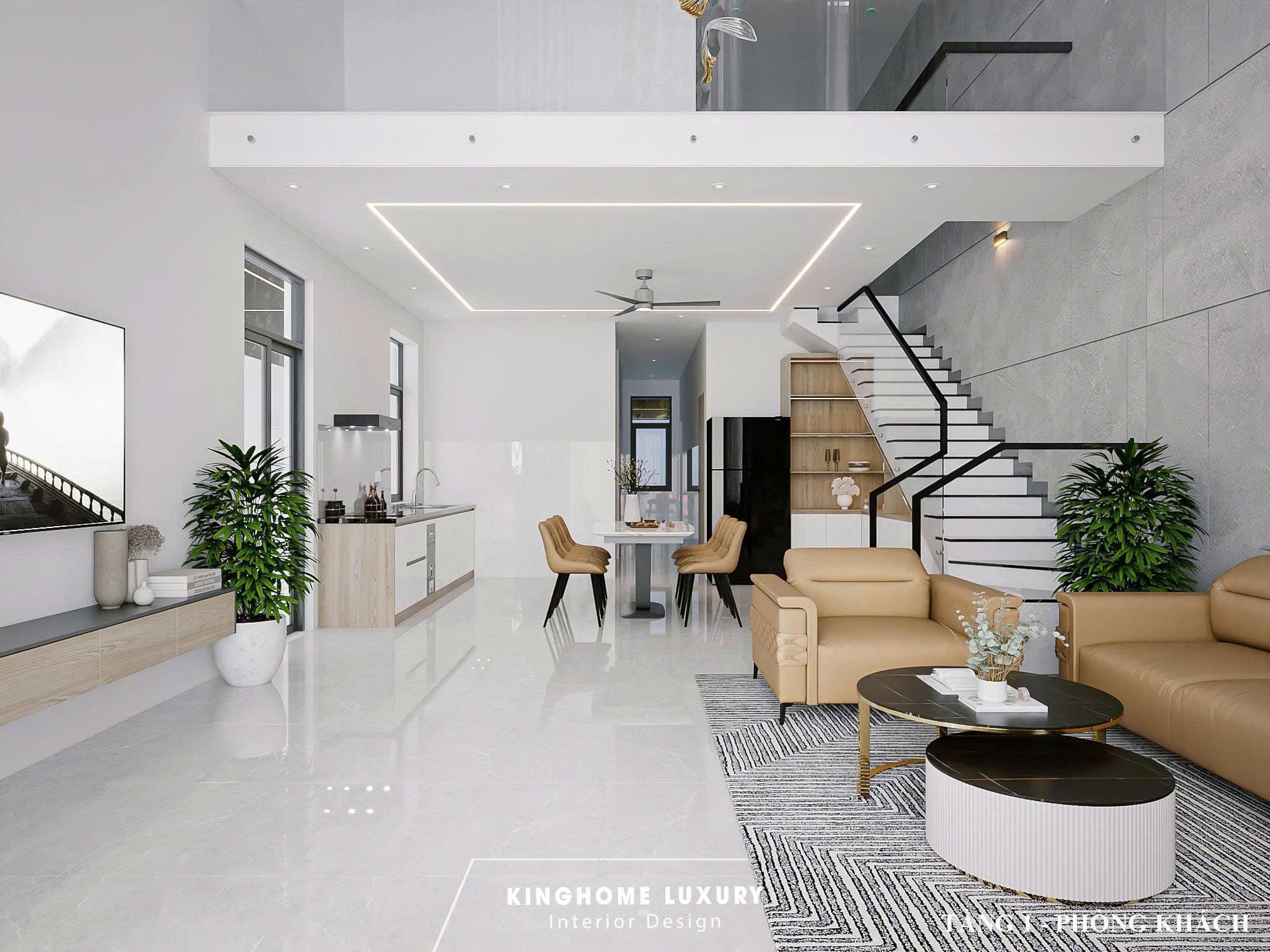 Gác lửng thường được bố trí phía trên khu vực phòng khách, bếp, phòng ngủ hoặc một phần không gian sinh hoạt chung
