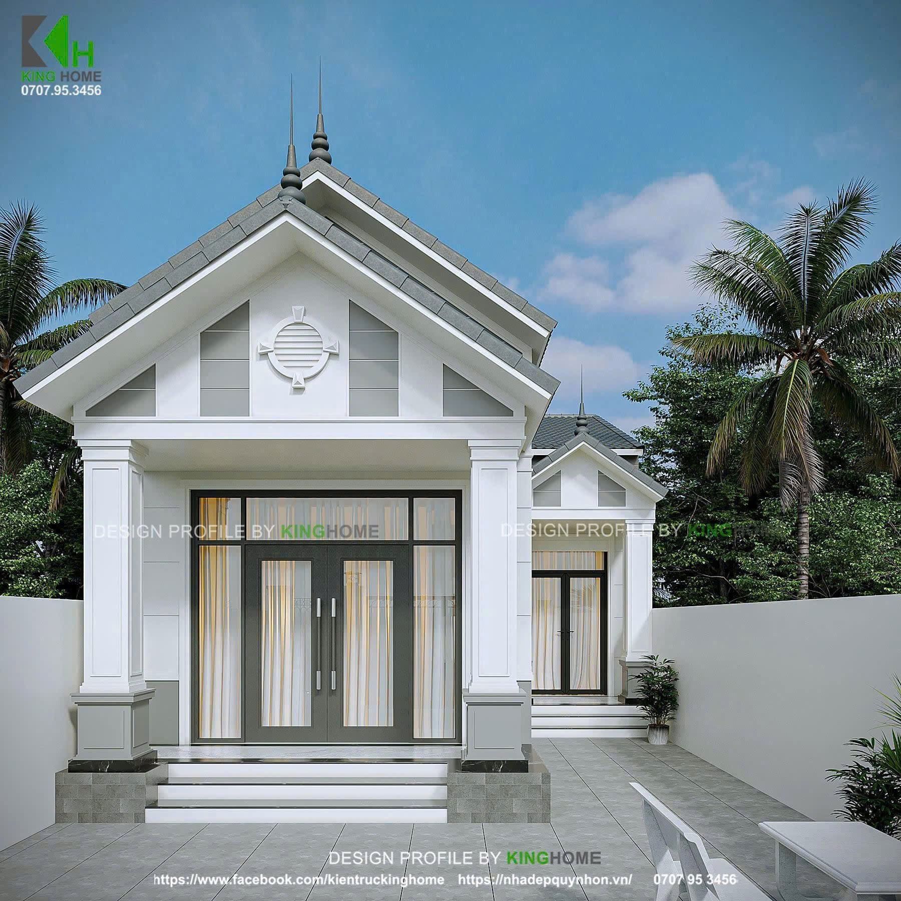 Nhà cấp 4 mái Nhật kín cổng cao tường, vẻ đẹp kín đáo đầy cuốn hút