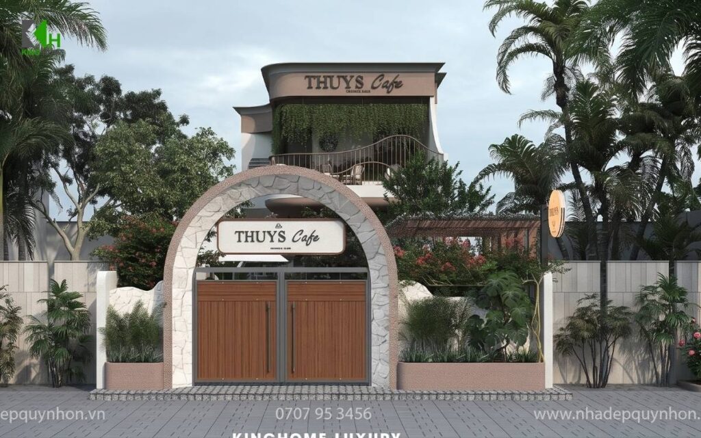 Thuy’s Cafe –  Mô hình quán cafe 2 tầng mang đậm tinh thần Tropical
