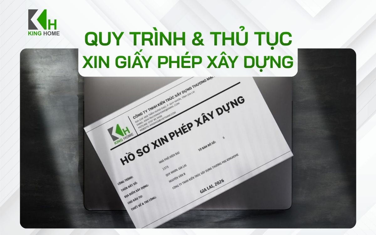 Quy trình - Thủ tục xin giấy phép xây dựng nhà ở riêng lẻ mới nhất 2026