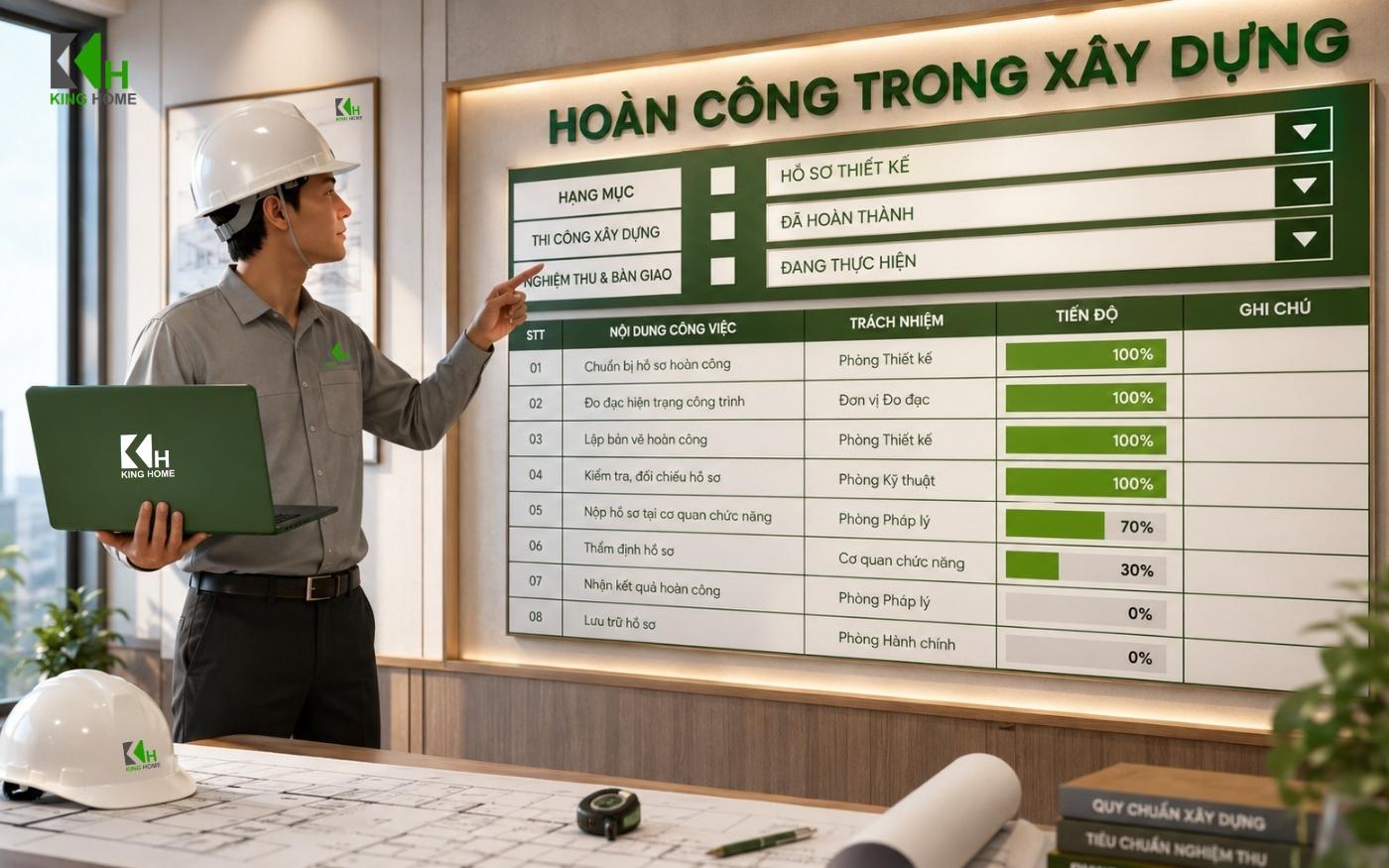Các loại giấy tờ cần thiết để làm hồ sơ hoàn công nhà