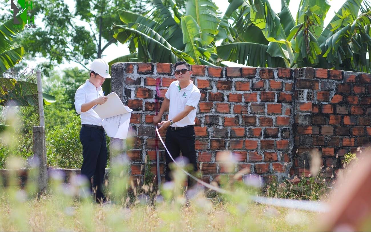 Khảo sát hiện trạng và đo đạc khu đất thực tế