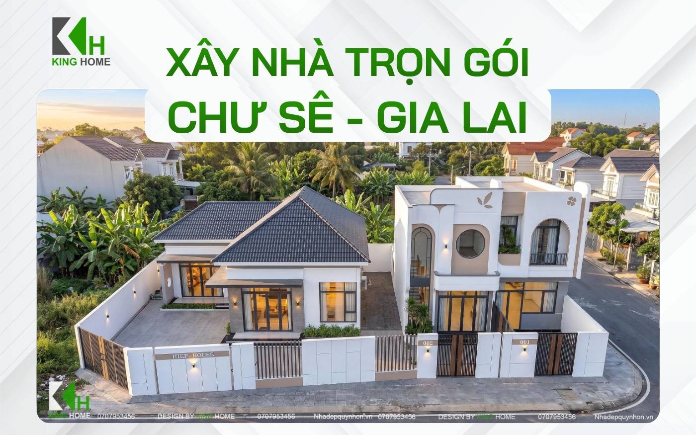Báo giá xây nhà trọn gói Chư Sê - Gia Lai mới nhất 2026