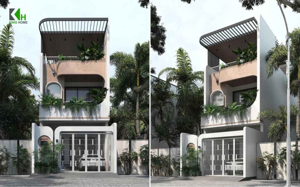 Mẫu nhà 3 tầng đẹp tối giản, đón sáng và gần gũi thiên nhiên – N’s House