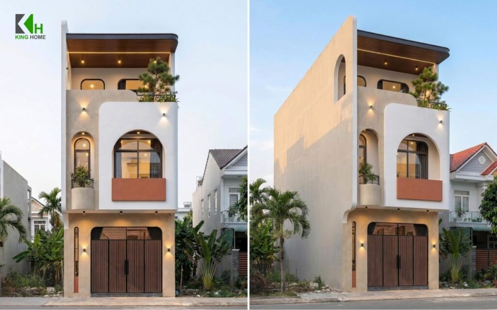 Mẫu nhà 3 tầng thô mộc với không gian sống gần gũi và ấm áp – P’s House