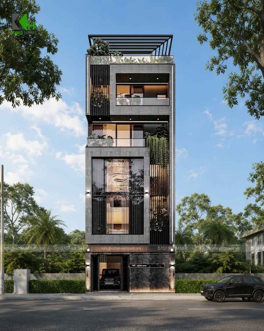 Mẫu khách sạn Nhơn Lý được King Home thiết kế theo nhu cầu thực tế của chủ đầu tư.