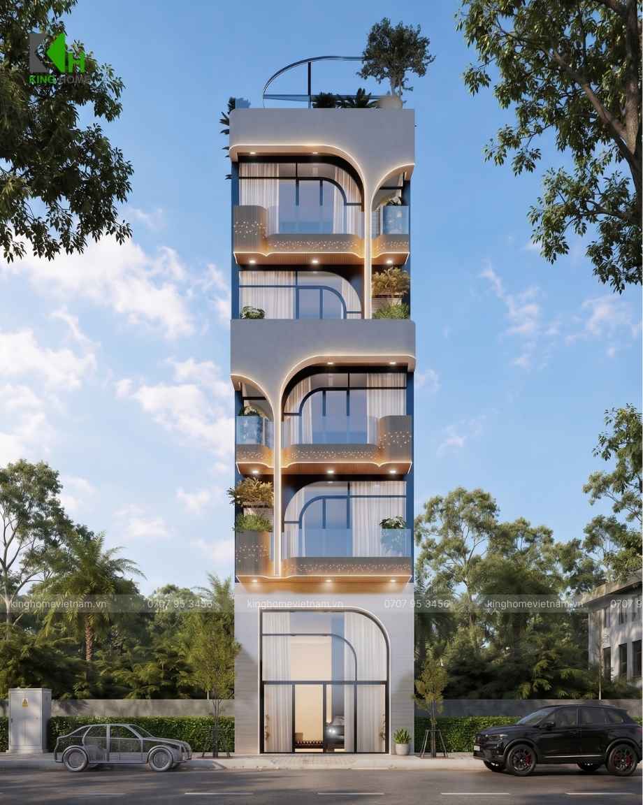King Home thi công khách sạn Nhơn Lý theo đúng hồ sơ thiết kế và tiến độ thống nhất.