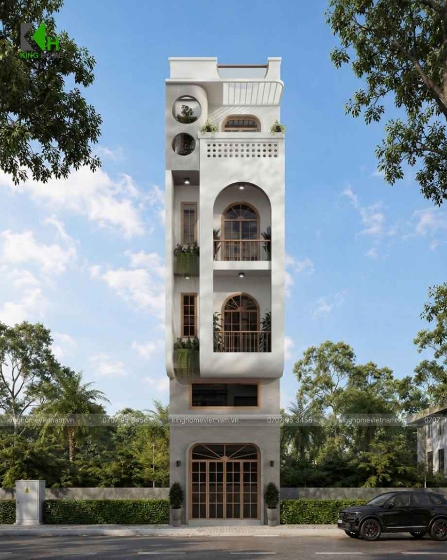 Mẫu nội thất khách sạn Nhơn Lý phong cách Indochine được King Home thiết kế với điểm nhấn Á Đông