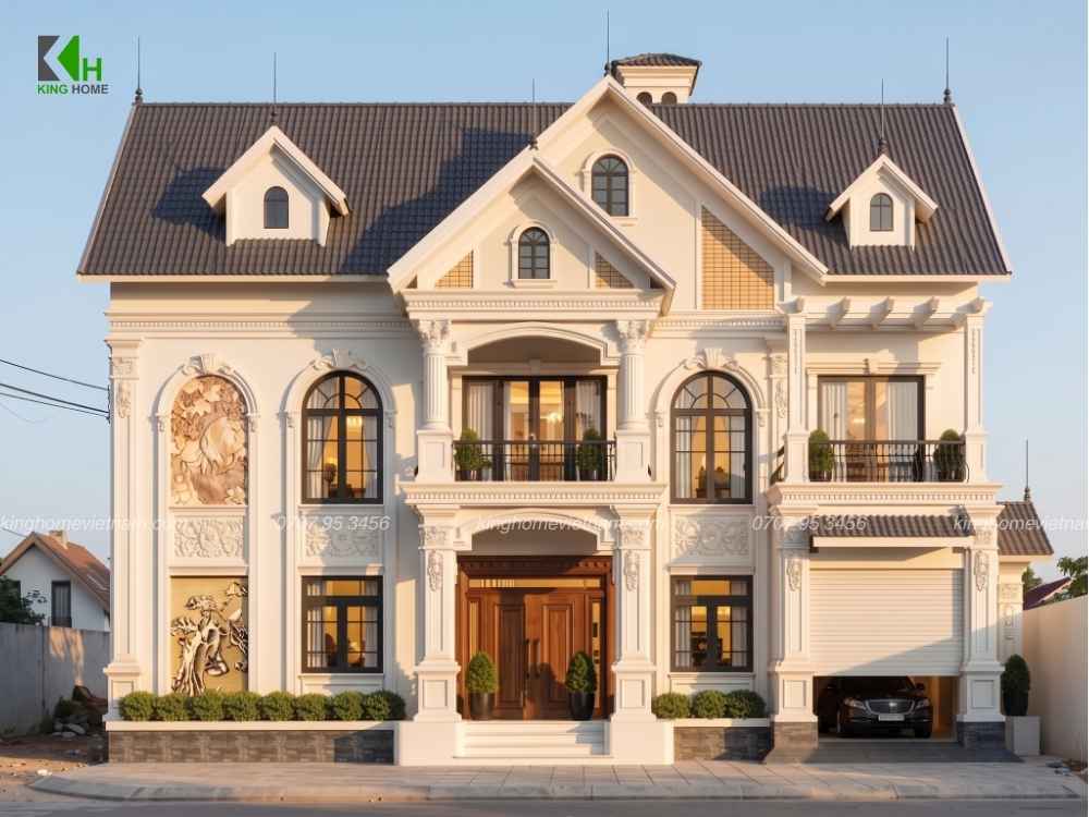 Hệ mái càng nhiều lớp, nhiều chi tiết thì yêu cầu về thiết kế và thi công càng cao.