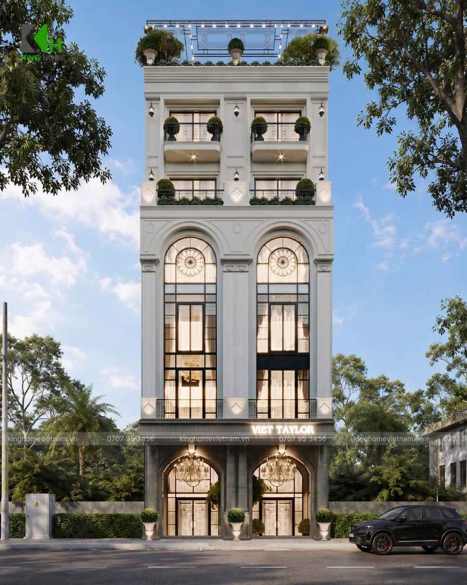 King Home thiết kế khách sạn Nhơn Lý phong cách tân cổ điển theo định hướng nghỉ dưỡng cao cấp.