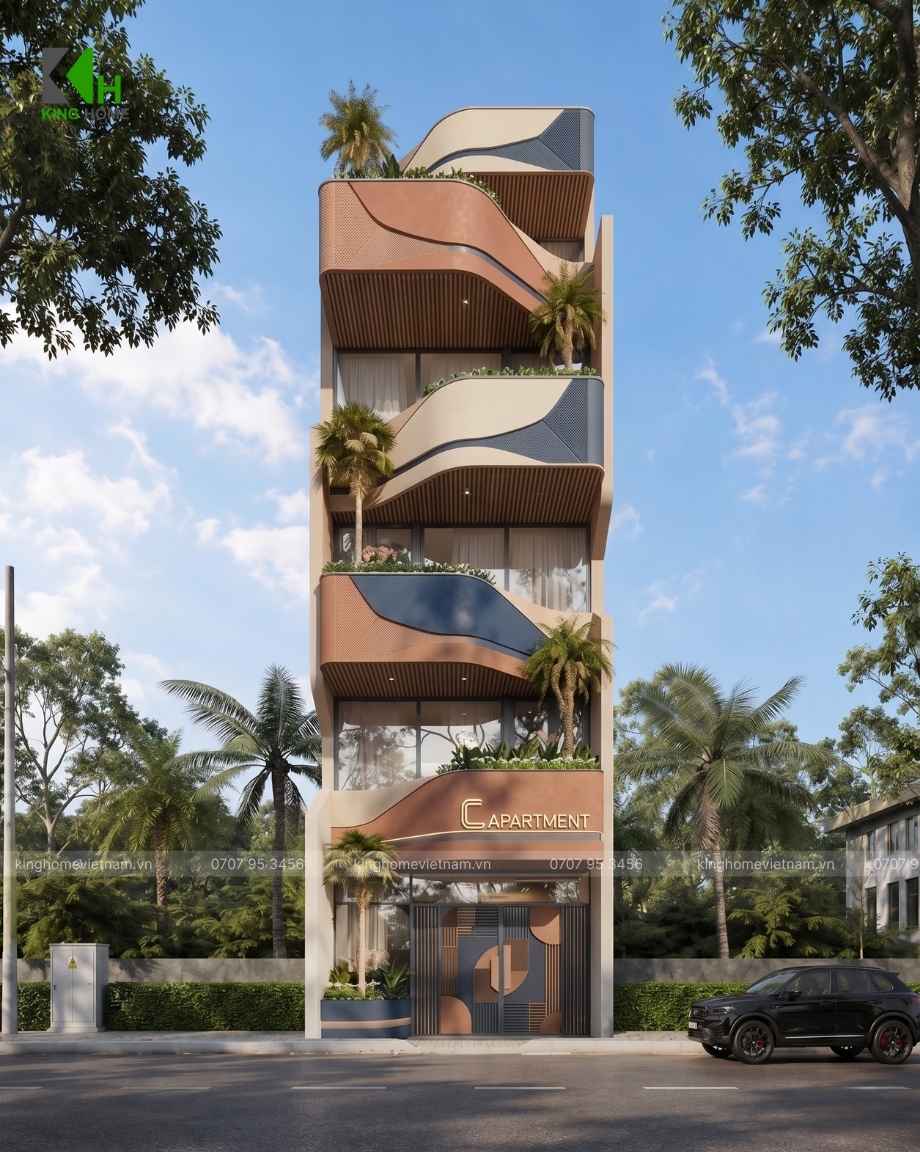 King Home thiết kế khách sạn Nhơn Lý tối ưu công năng trên diện tích thực tế.