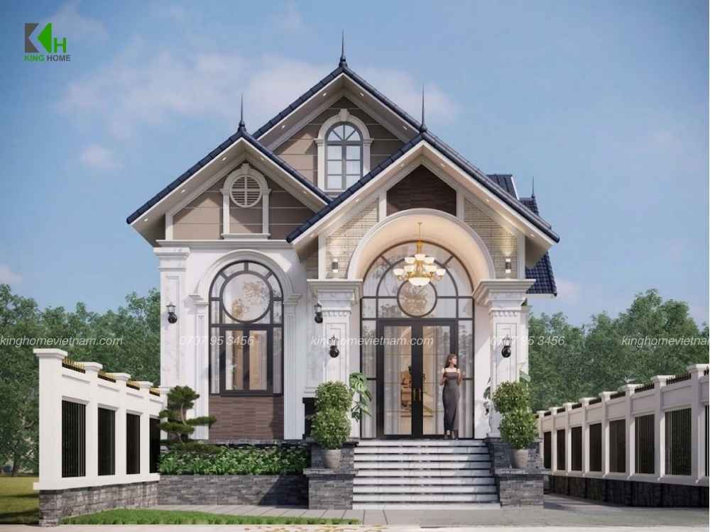 Mẫu nhà cấp 4 mái Thái đẹp, hiện đại được King Home thiết kế và thi công trọn gói