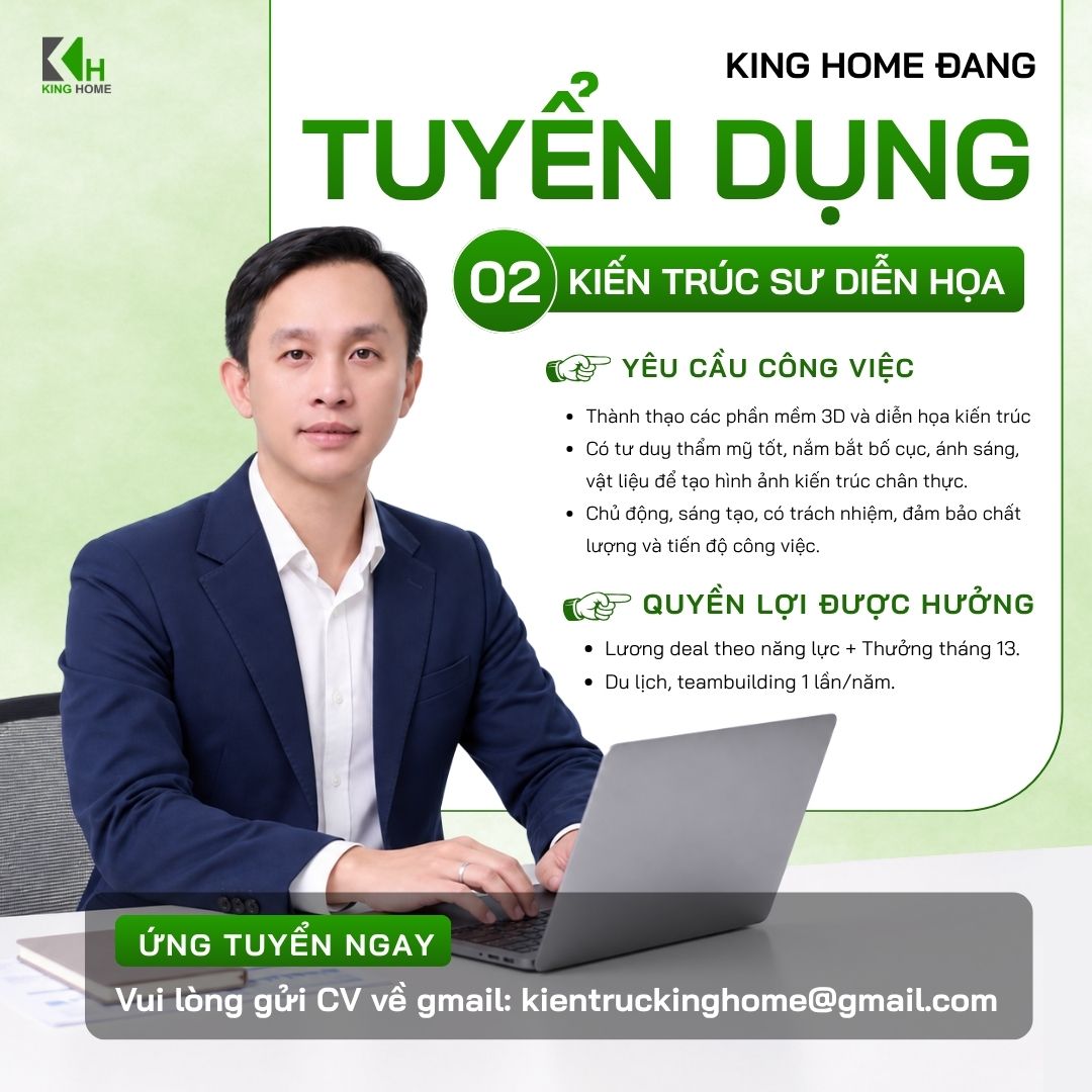 King Home là môi trường phù hợp để bạn phát huy năng lực và xây dựng hành trình nghề nghiệp của mình