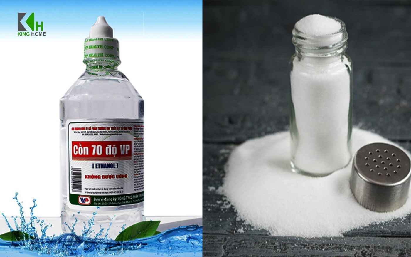 Xông nhà bằng muối và cồn