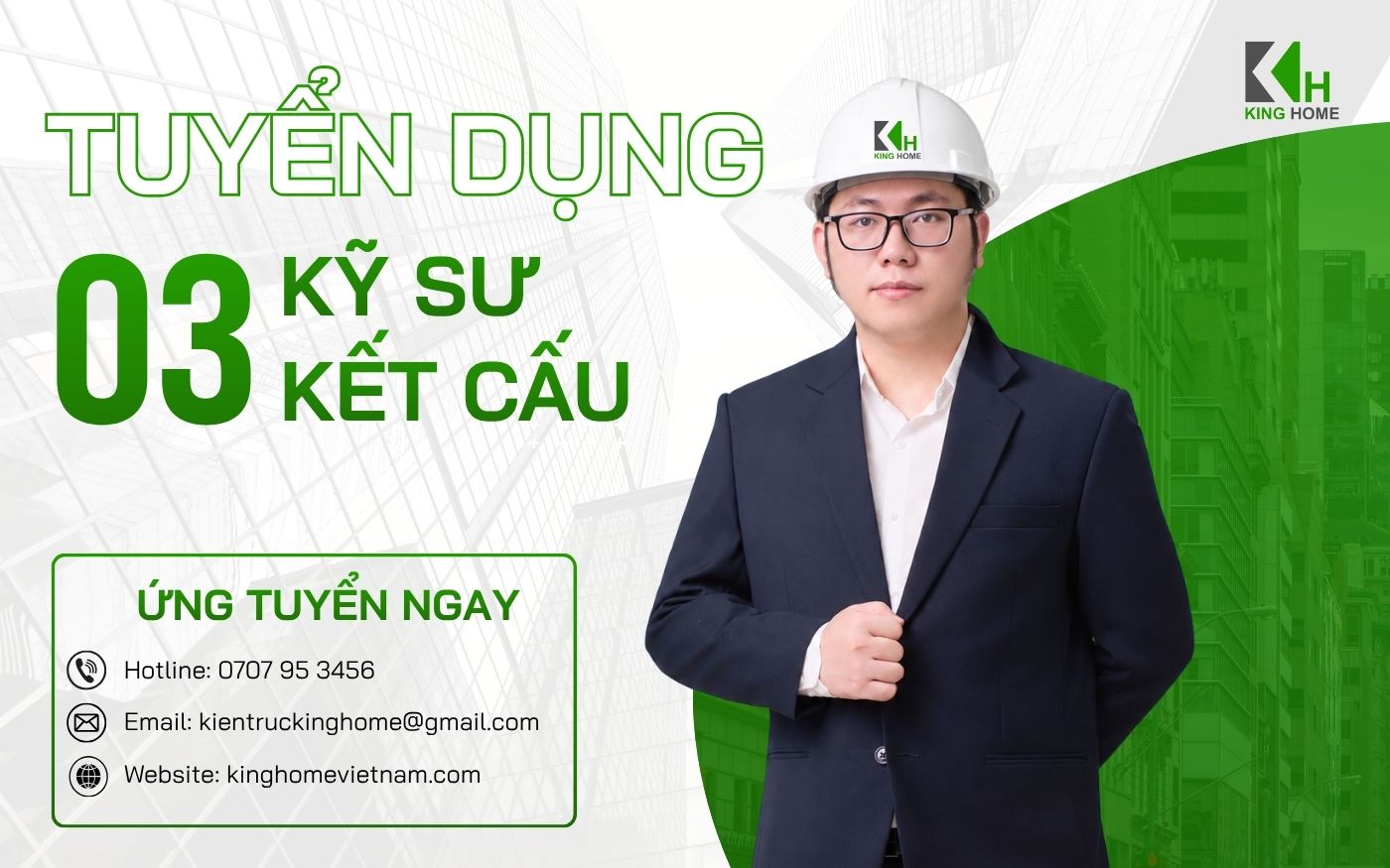 Tuyển dụng Kỹ sư kết cấu tại King Home