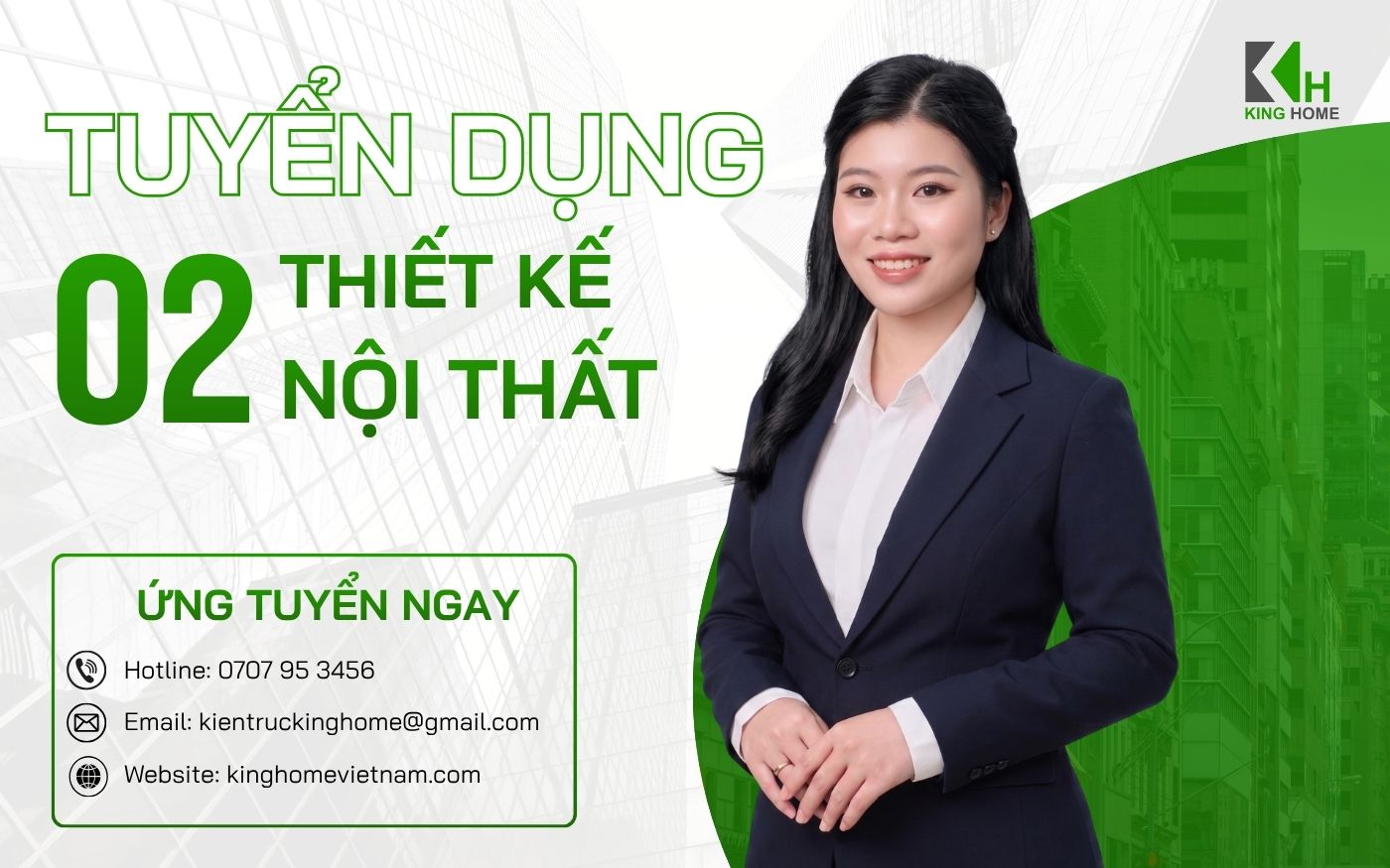 Tuyển dụng Thiết kế nội thất tại King Home