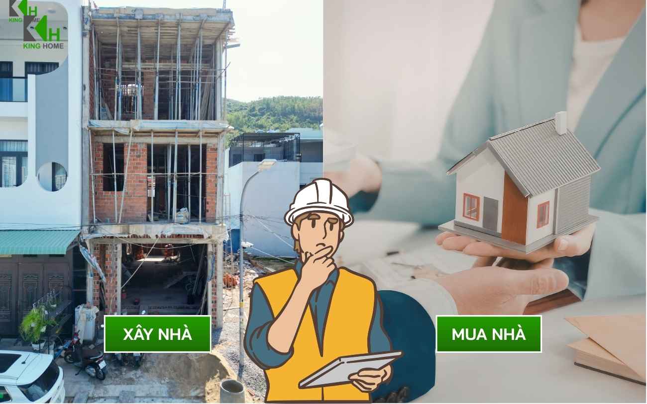 Trước khi quyết định xây hay mua, gia chủ nên cân nhắc nguồn vốn hiện có