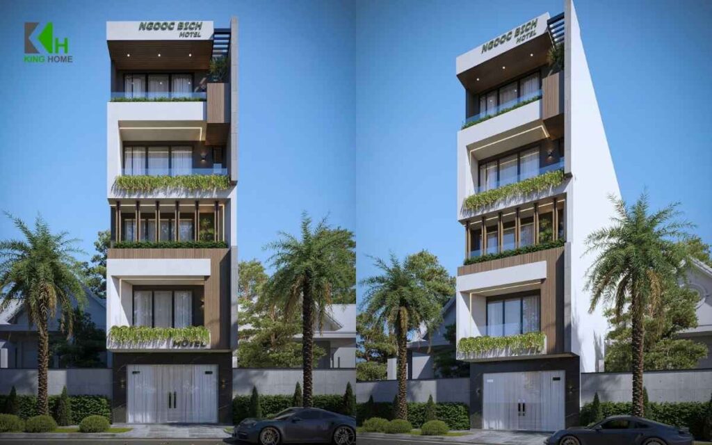 Công trình khách sạn 5 tầng nổi bật với diện mạo hiện đại – Bich’s Motel